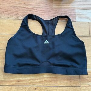Adidas Black Racerback Sports Bra